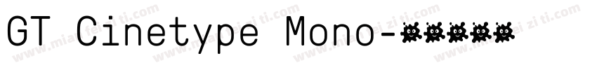 GT Cinetype Mono字体转换